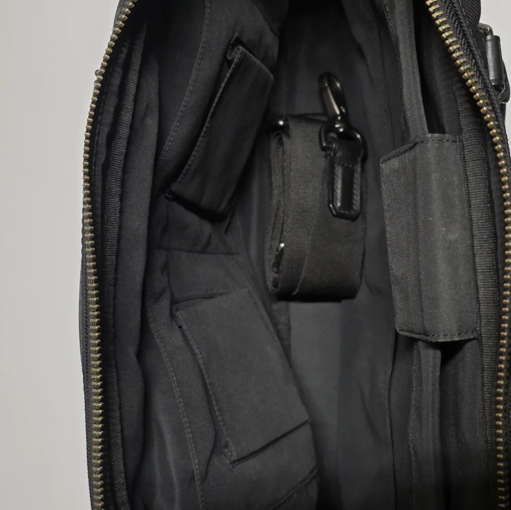 Coach 5105 Black Nylon/Leather Briefcase